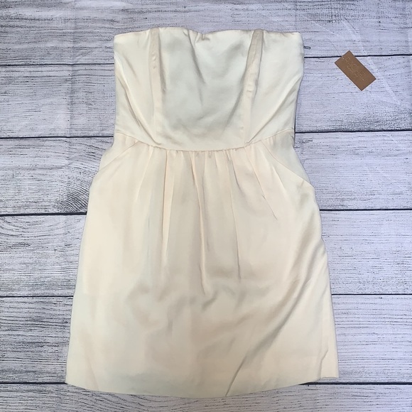 Rachel Roy Strapless Short Dress - Cream - Picture 9 of 15